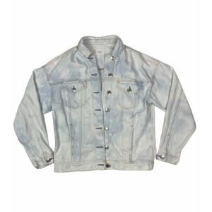 American Eagle cloud wash boyfriend jean jacket s